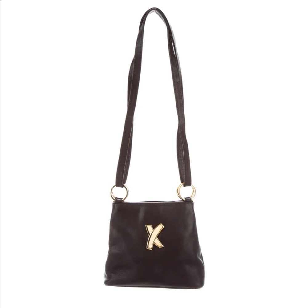 Paloma Picasso Leather Shoulder Bag